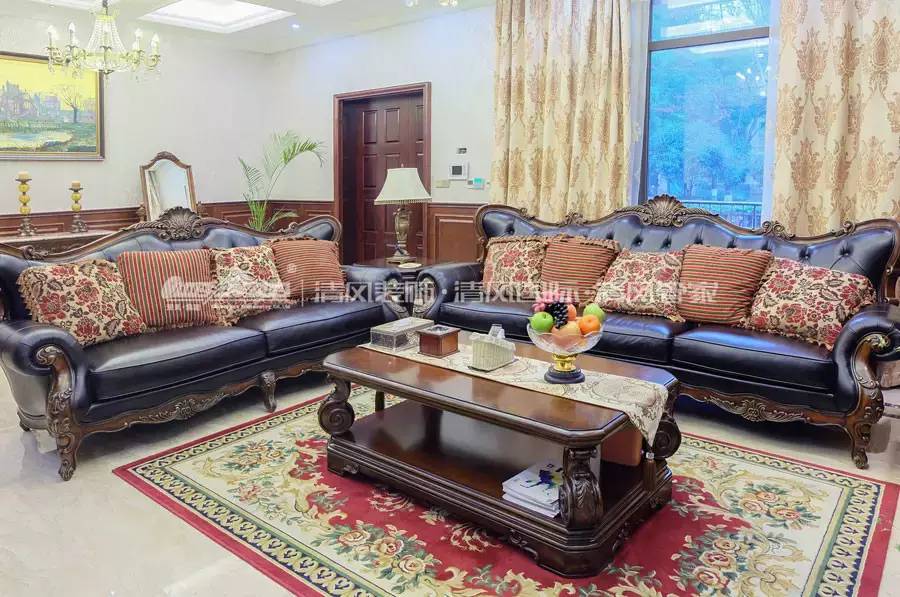 實拍清風裝飾，美式古典樣板房，體味得體有度的優雅