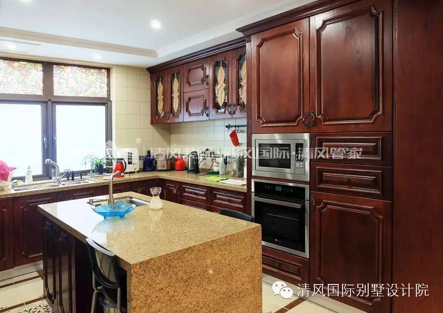 實拍清風裝飾，美式古典樣板房，體味得體有度的優雅