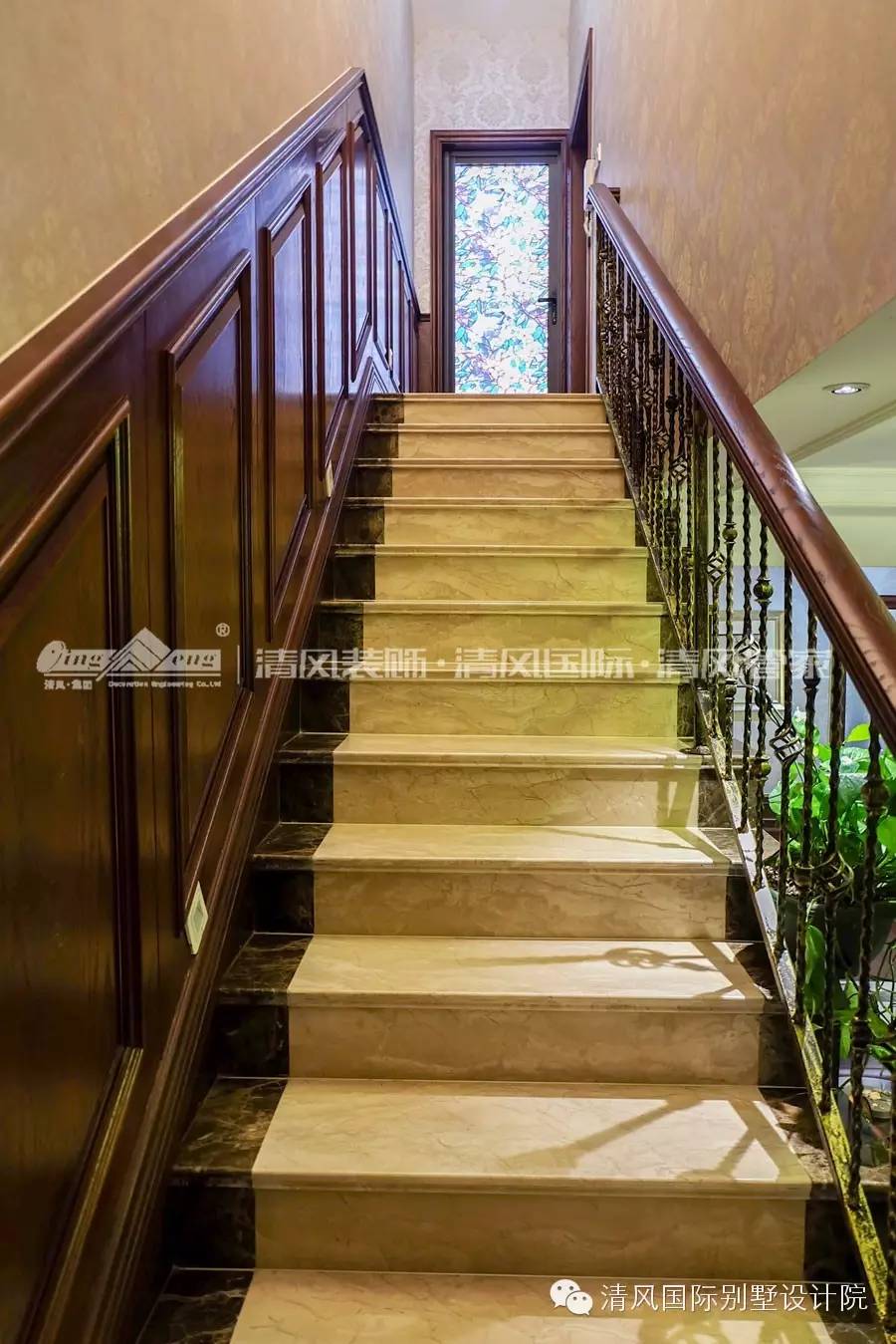 實拍清風裝飾，美式古典樣板房，體味得體有度的優雅