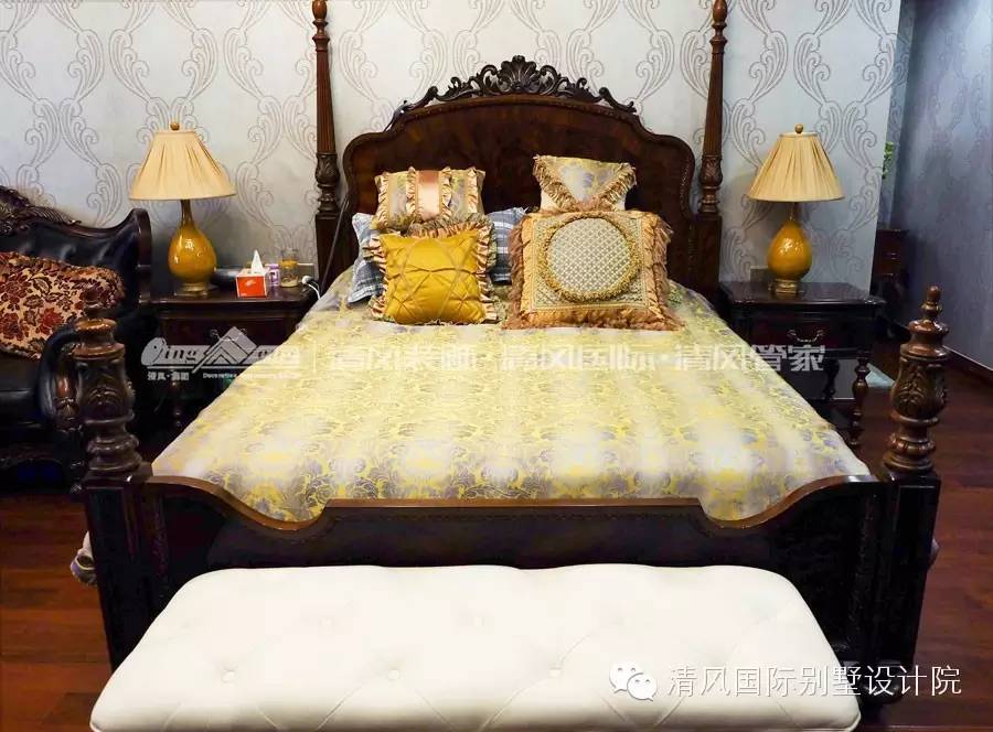 實拍清風裝飾，美式古典樣板房，體味得體有度的優雅