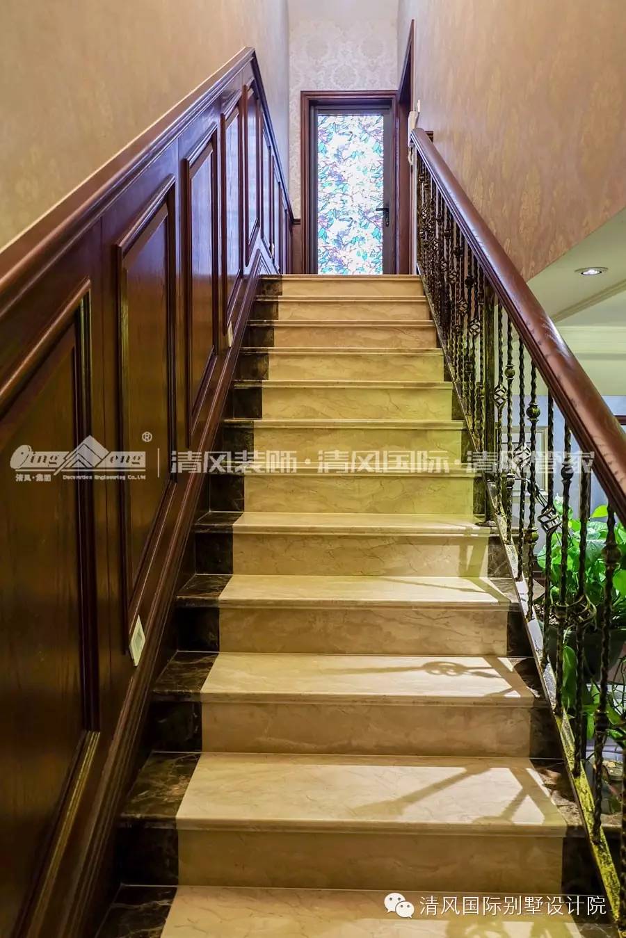 實拍清風裝飾，美式古典樣板房，體味得體有度的優雅