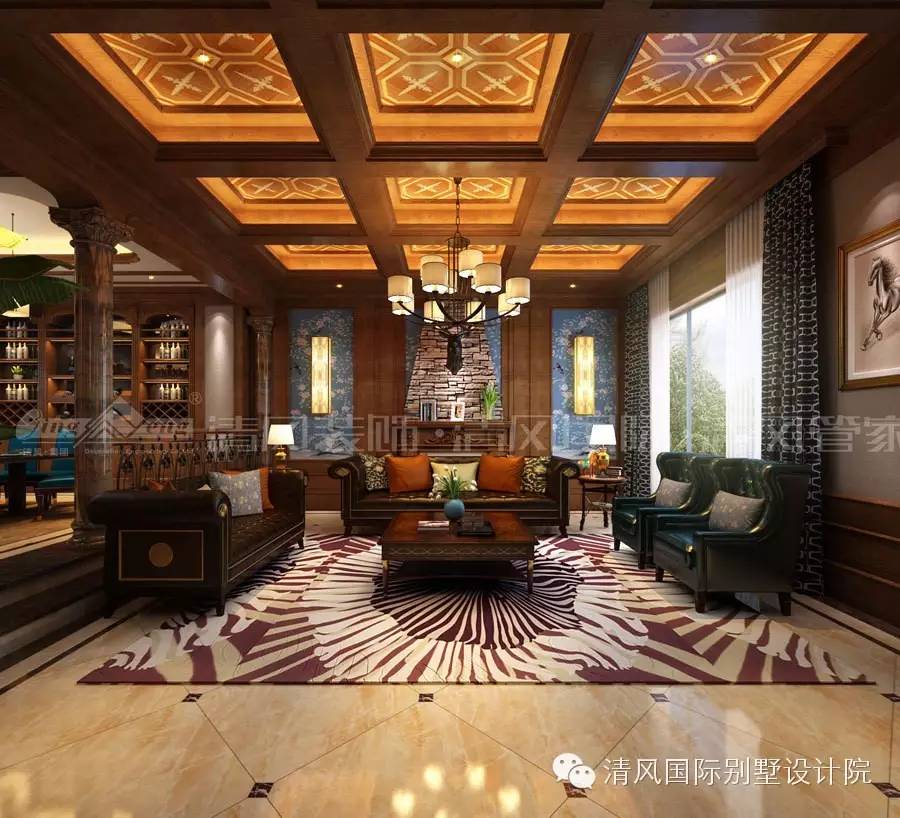 美式家裝，多元素融合華麗風，讓經典優(yōu)雅成為生活主旋律