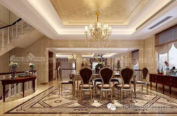 歐式華麗風，與大宅相得益彰的家裝設計