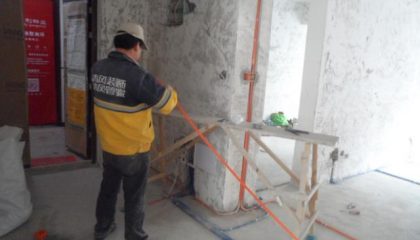 保利獨墅-蘇州清風裝飾在建工地