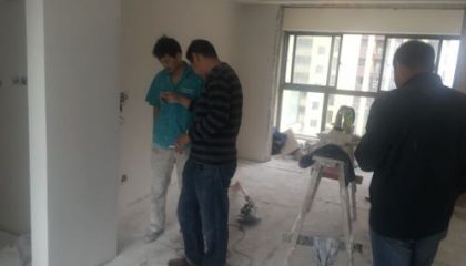 綠地中央廣場在建工地_項目經理田華_施工工藝形象質量標準規范驗收