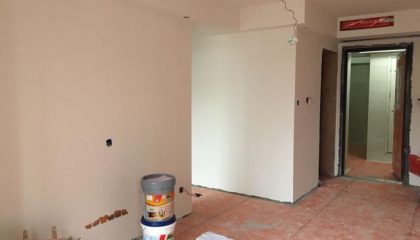 中海龍灣油漆階段