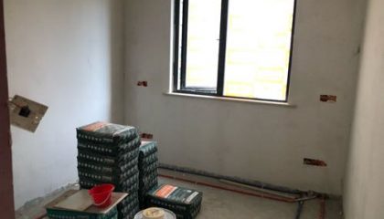 山湖一號油漆階段