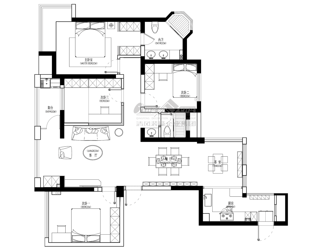 賞·析|140㎡現(xiàn)代簡(jiǎn)約，光影自由穿梭的家滿是松弛感！