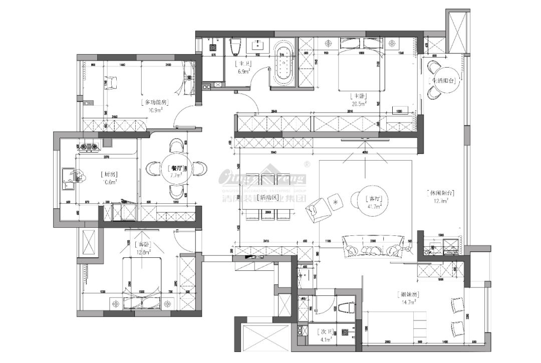 賞·析|170㎡現(xiàn)代簡(jiǎn)約風(fēng)，功能收納雙滿(mǎn)分，兒童房設(shè)計(jì)新靈感！