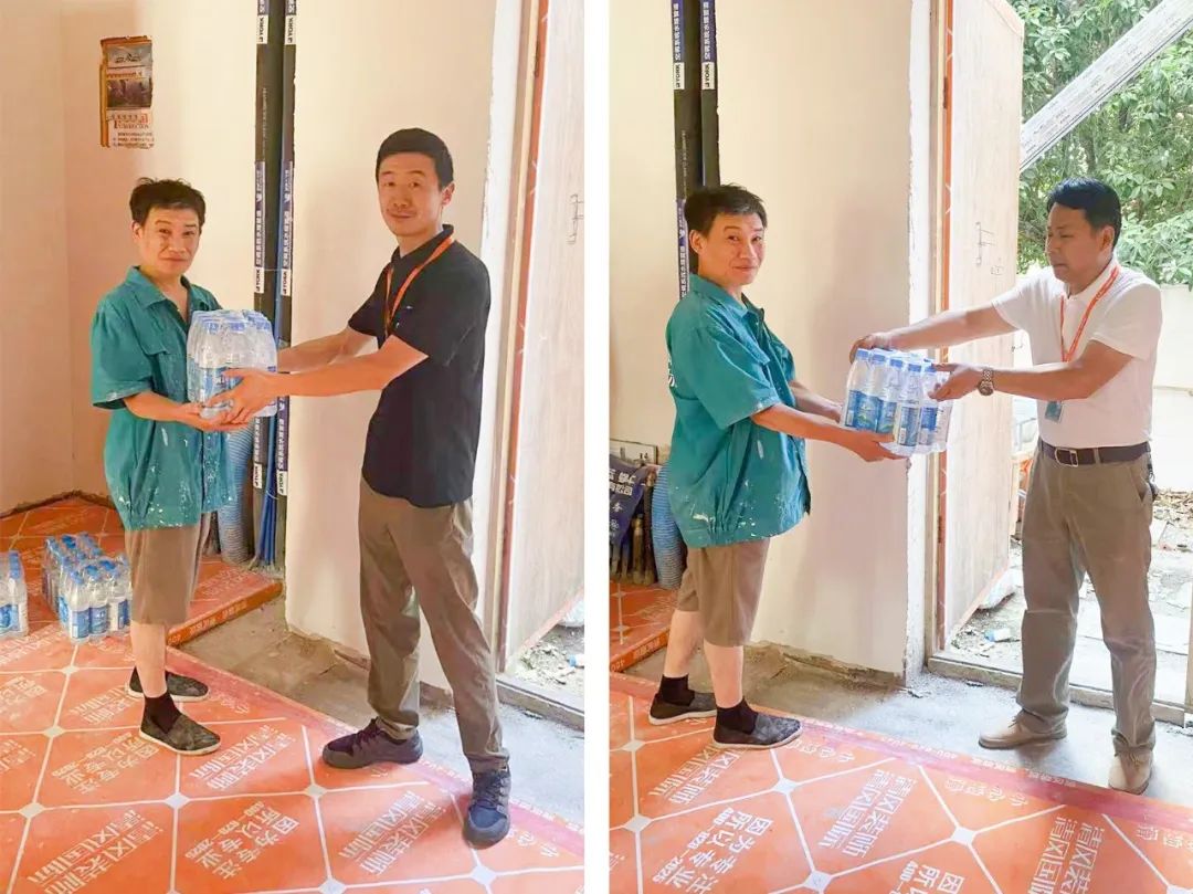 我們·清風 | 清風裝飾夏日工地送清涼，感謝匠人！