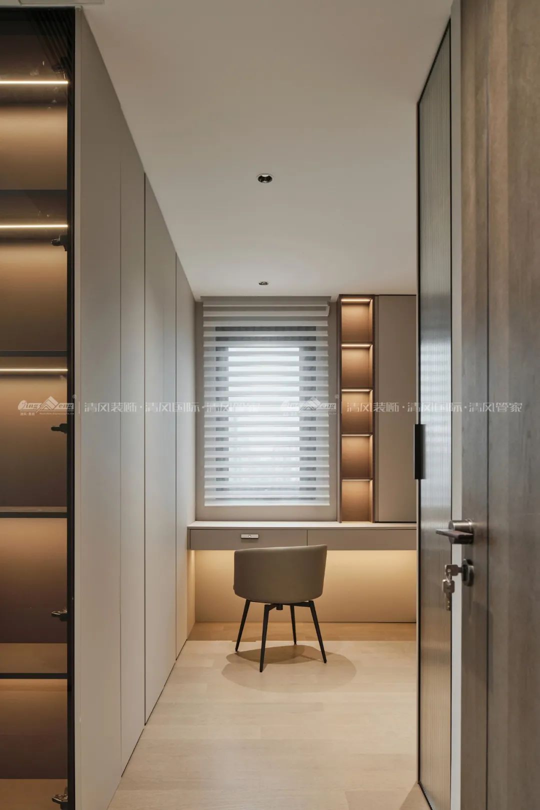 賞·析|198㎡現(xiàn)代輕奢，與精致主義撞個(gè)滿(mǎn)懷！