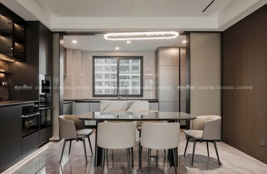 賞·析|198㎡現(xiàn)代輕奢，與精致主義撞個(gè)滿(mǎn)懷！