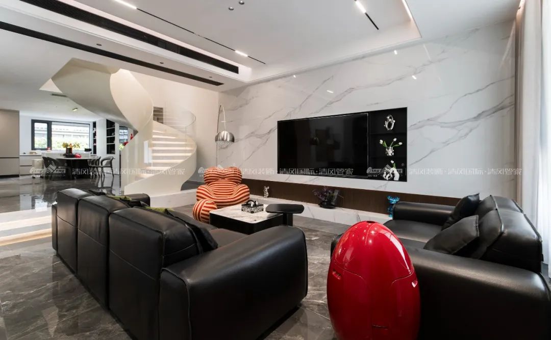 賞·析|396㎡現(xiàn)代簡約，自由之邸