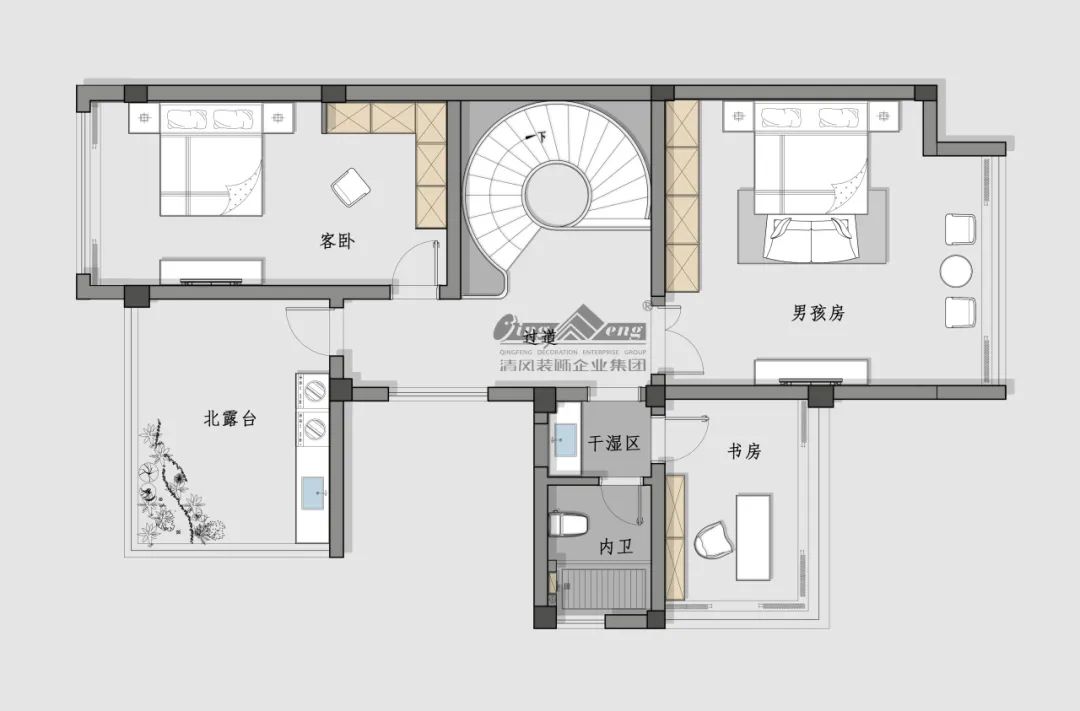賞·析|396㎡現(xiàn)代簡約，自由之邸
