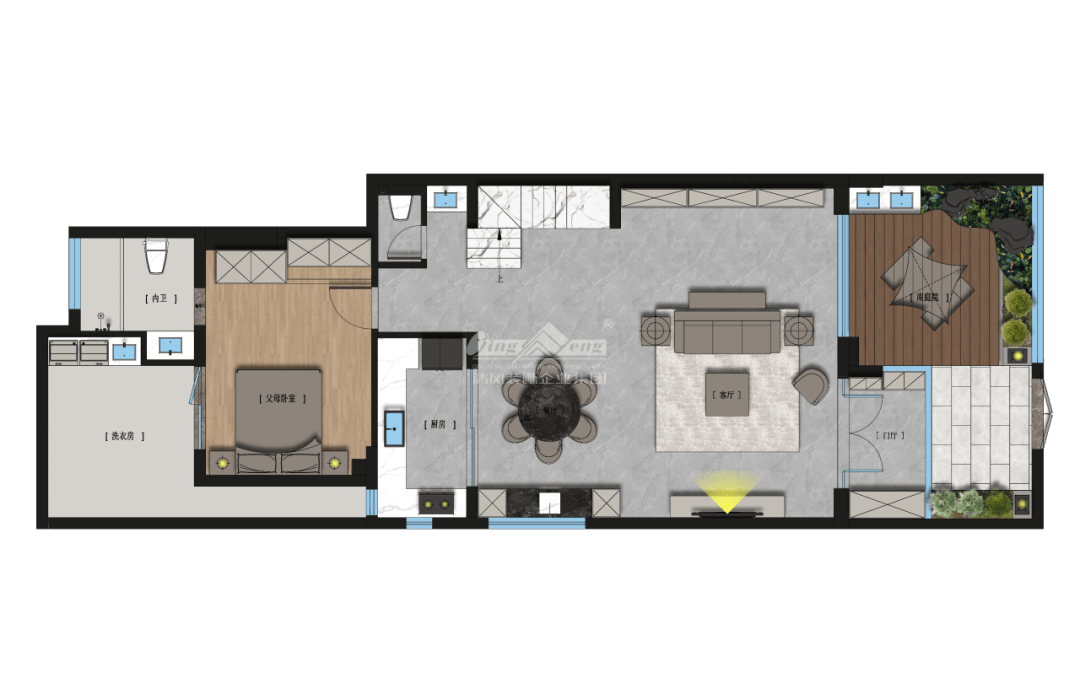 賞·析|180㎡現代簡約，探索家的生活軌跡