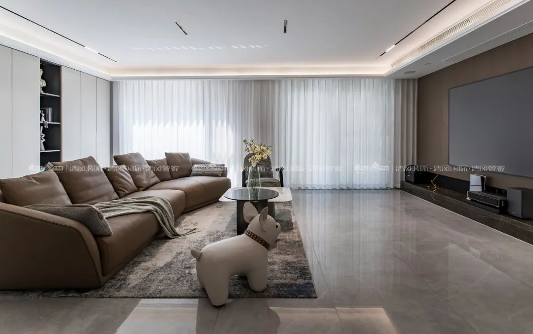 賞·析|180㎡現代簡約，探索家的生活軌跡