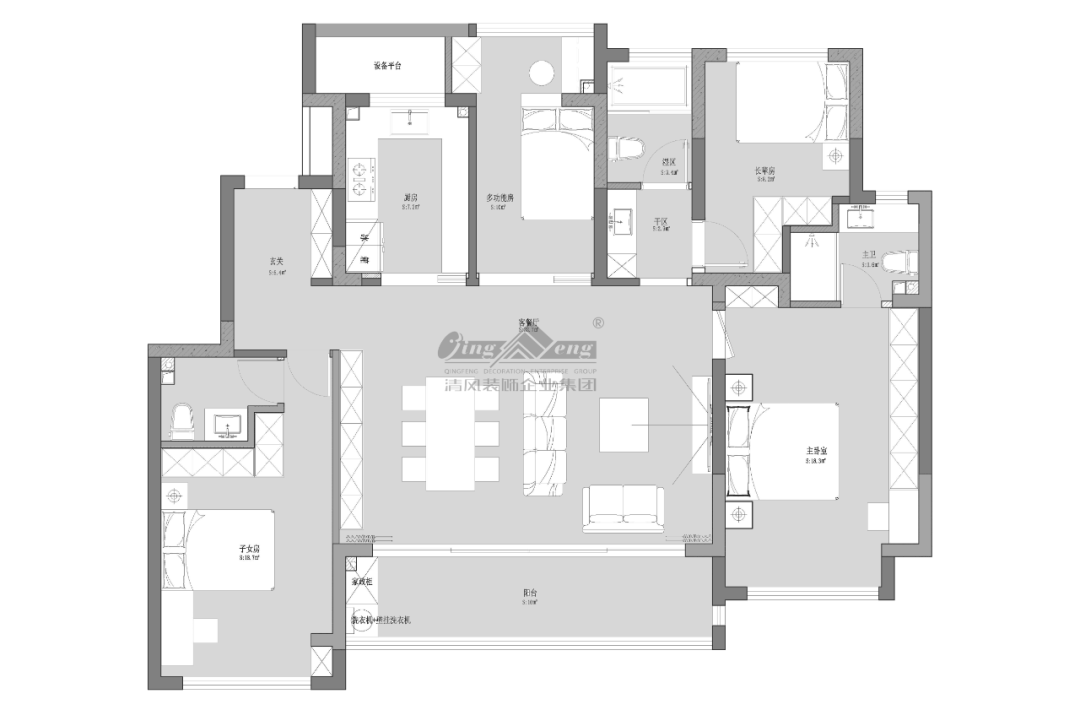 賞·析|145㎡新中式，悠然自得盡在掌握