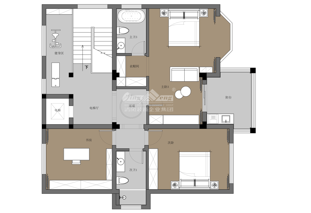 賞·析|420㎡現代簡約，家是自然的延伸