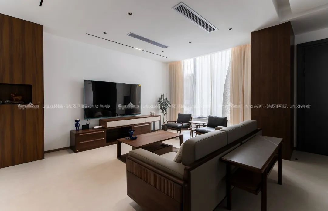 賞·析|420㎡現代簡約，家是自然的延伸