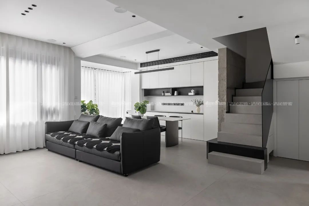 賞·析|180㎡現代簡約，探尋靜謐與悠然的日常