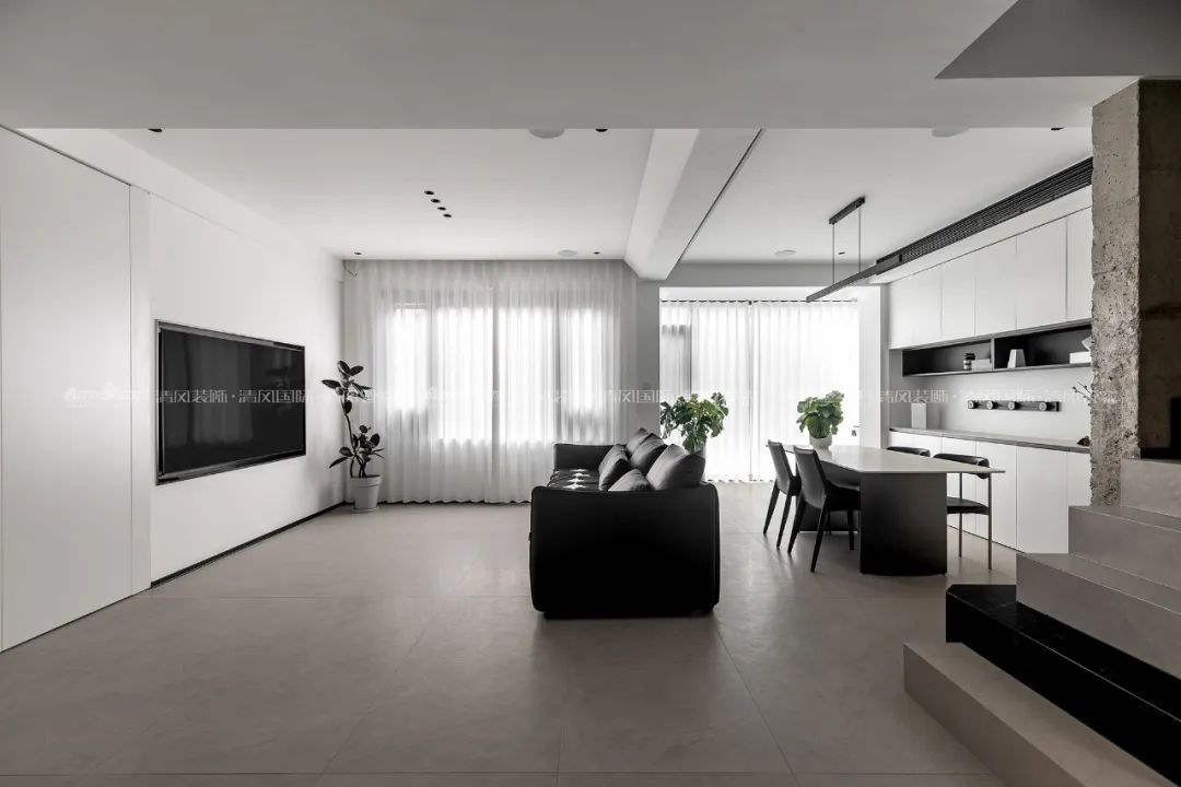 賞·析|180㎡現代簡約，探尋靜謐與悠然的日常